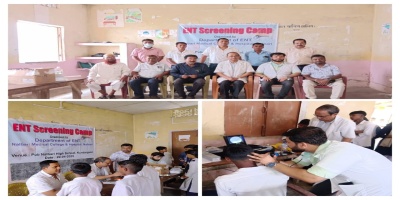 ENT SCREENING CAMP organised by Department of ENT