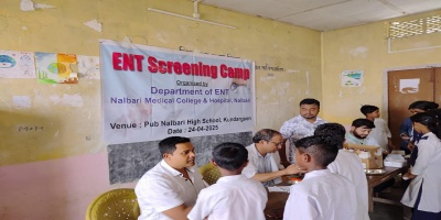 ENT SCREENING CAMP organised by Department of ENT